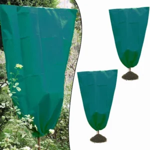 2pcs Plant Winter Frost Protection Cover with Zipper Cold Cloth 120x180cm