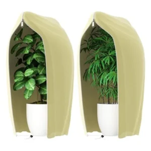 2 Pack Plant Covers Freeze Protection Frost Blankets Frost Protection Bag Beige